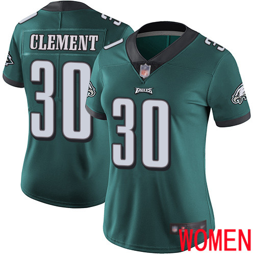 Women Philadelphia Eagles #30 Corey Clement Midnight Green Team Color Vapor Untouchable NFL Jersey Limited->youth nfl jersey->Youth Jersey